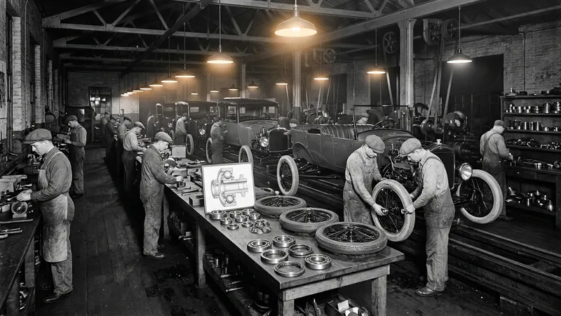 Roulements à billes et essor automobile au 20e siècle